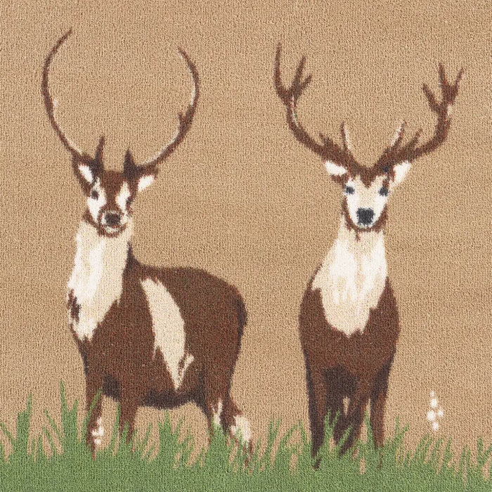 Patterned Hug Rug Deer 1 Runner