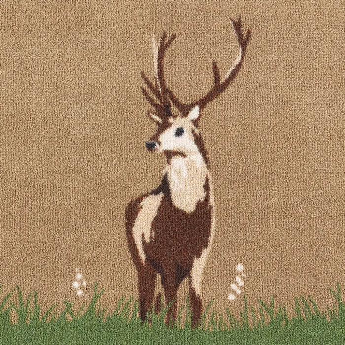 Patterned Hug Rug Deer 1