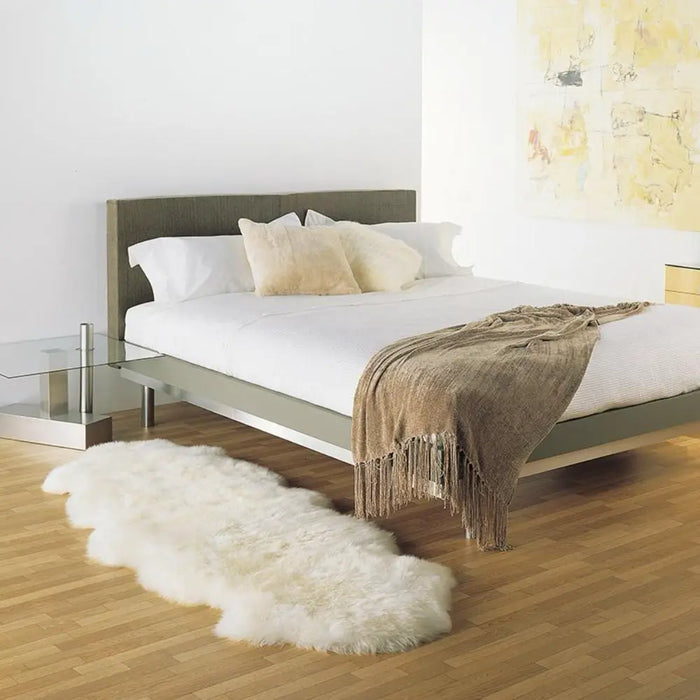 Bowron Sheep Skins Ivory Rug