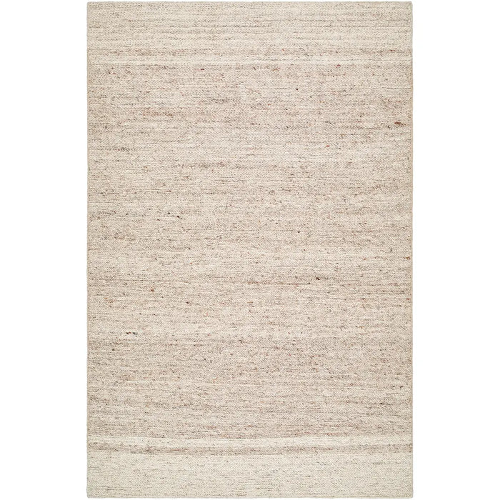 Derby Hand Tufted Ivory Beige Taupe Wool Cottage Living Dining Bedroom DRB2300 Rug