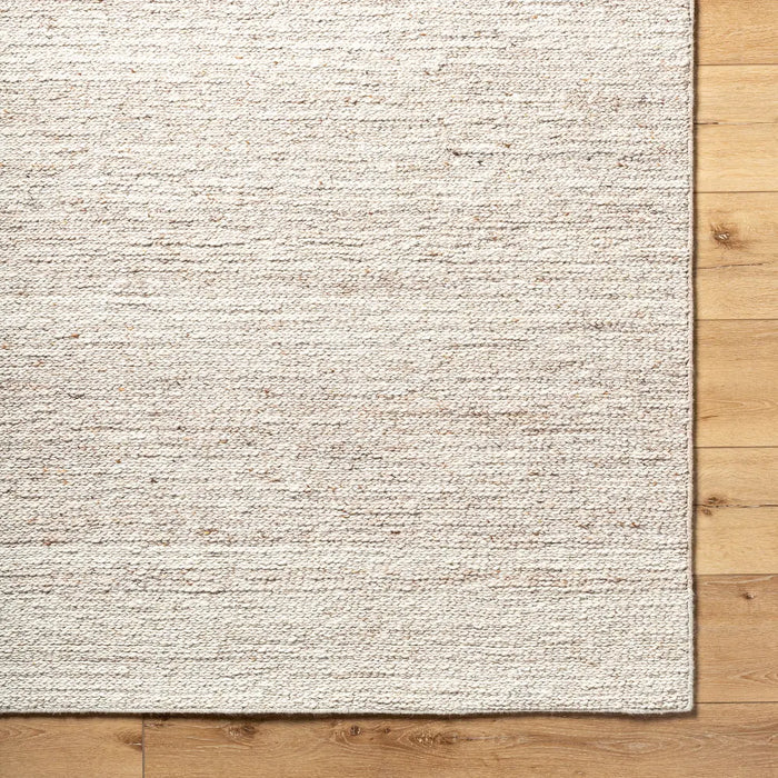 Derby Hand Tufted Ivory Beige Taupe Wool Cottage Living Dining Bedroom DRB2300 Rug