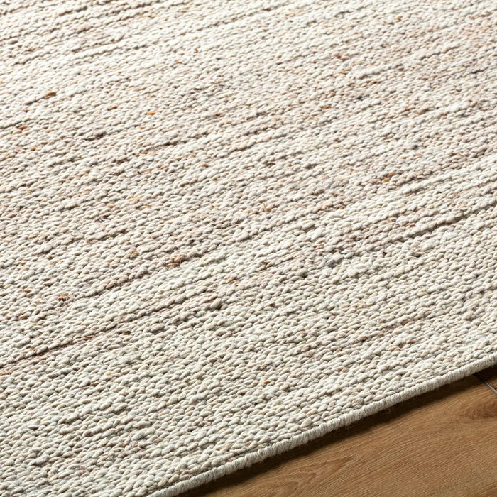 Derby Hand Tufted Ivory Beige Taupe Wool Cottage Living Dining Bedroom DRB2300 Rug