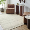 Derby Hand Tufted Ivory Charcoal Grey Wool Cottage Living Dining Bedroom DRB2301 Rug