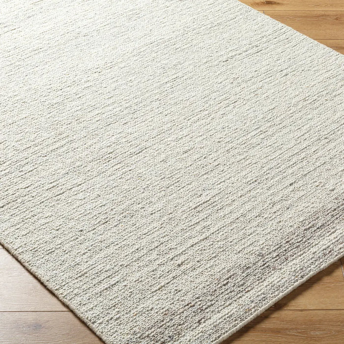 Derby Hand Tufted Ivory Charcoal Grey Wool Cottage Living Dining Bedroom DRB2301 Rug