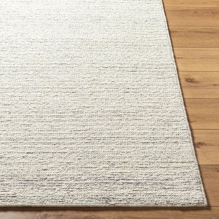 Derby Hand Tufted Ivory Charcoal Grey Wool Cottage Living Dining Bedroom DRB2301 Rug