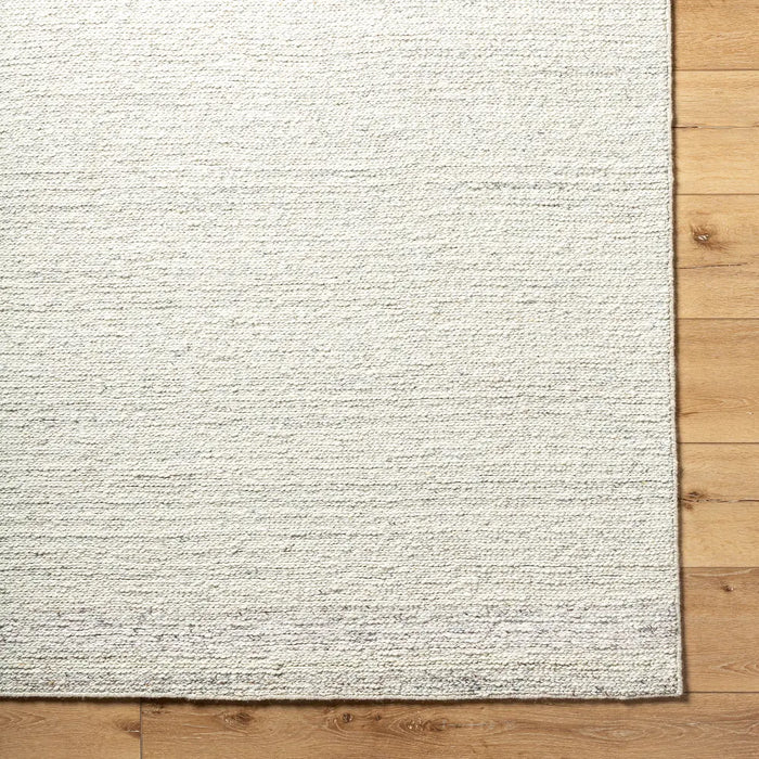 Derby Hand Tufted Ivory Charcoal Grey Wool Cottage Living Dining Bedroom DRB2301 Rug
