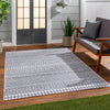 MIMI In- & Outdoor Geometric Black Rug