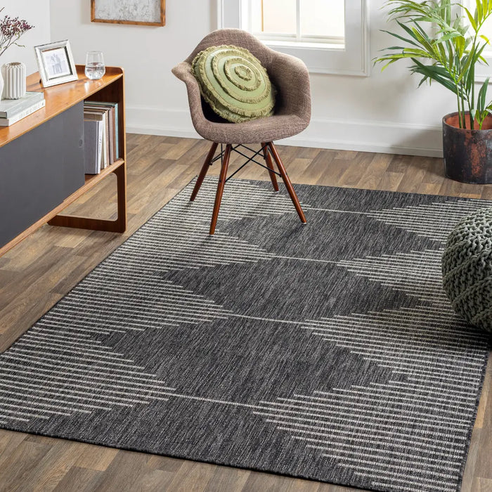 DOLLY In- & Outdoor Global Charcoal Rug