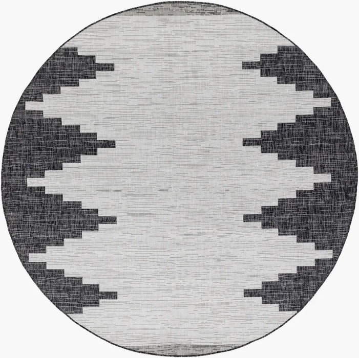 RUBAL In- & Outdoor Modern Black Rug