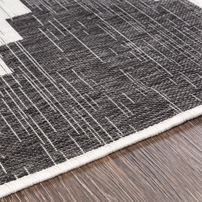 RUBAL In- & Outdoor Modern Black Rug