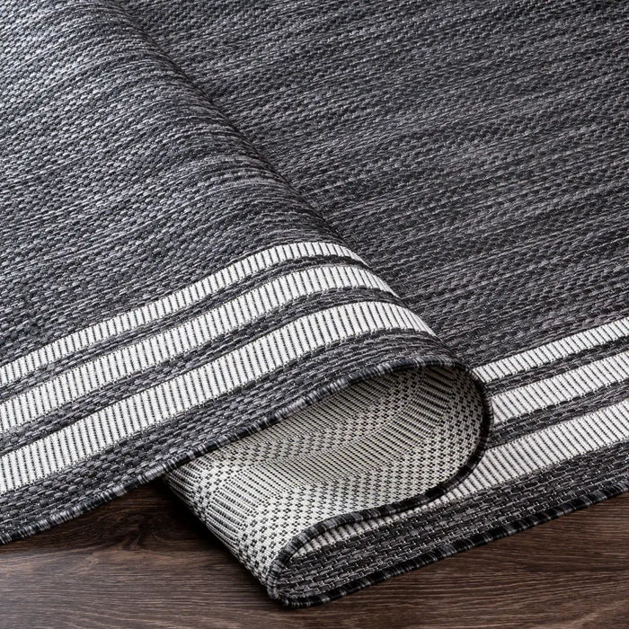 AKRITI In- & Outdoor Traditional Boho Dark Grey Rug