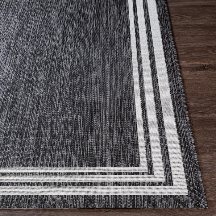 AKRITI In- & Outdoor Traditional Boho Dark Grey Rug