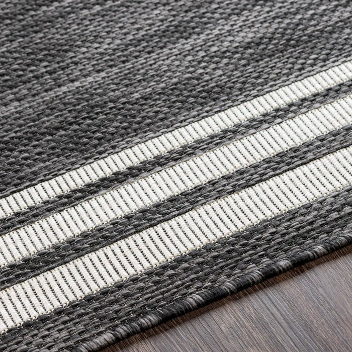 AKRITI In- & Outdoor Traditional Boho Dark Grey Rug