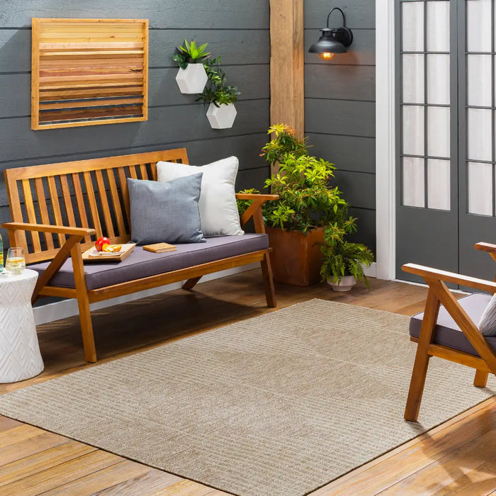 DOLLY In- & Outdoor Global Brown Rug