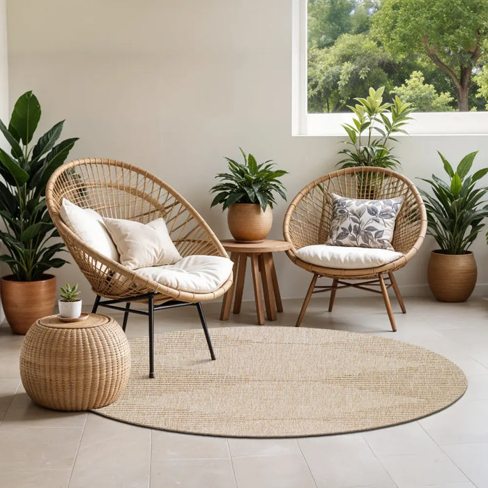 DOLLY In- & Outdoor Global Beige Rug