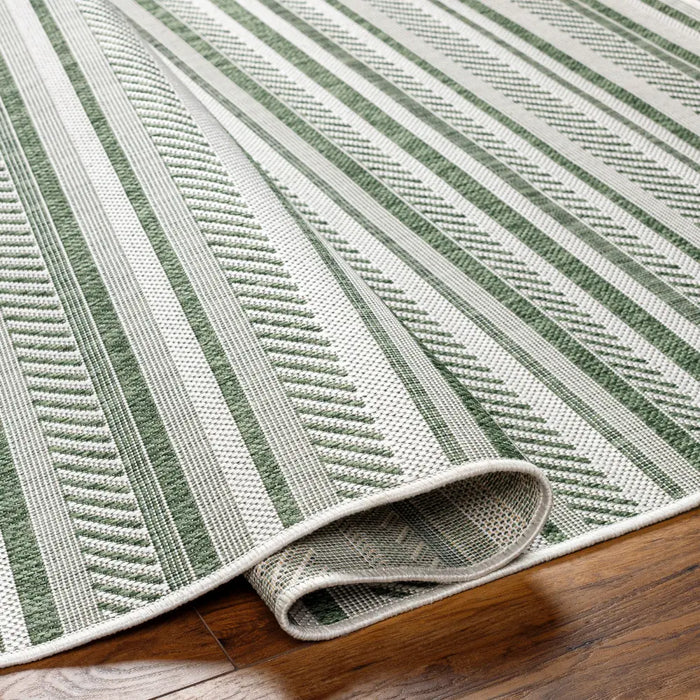 KAVITA In- & Outdoor Global Moss Green Rug