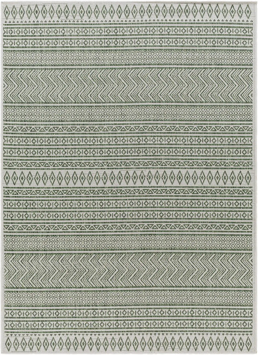 MIMI In- & Outdoor Global Olive Green/Beige Rug