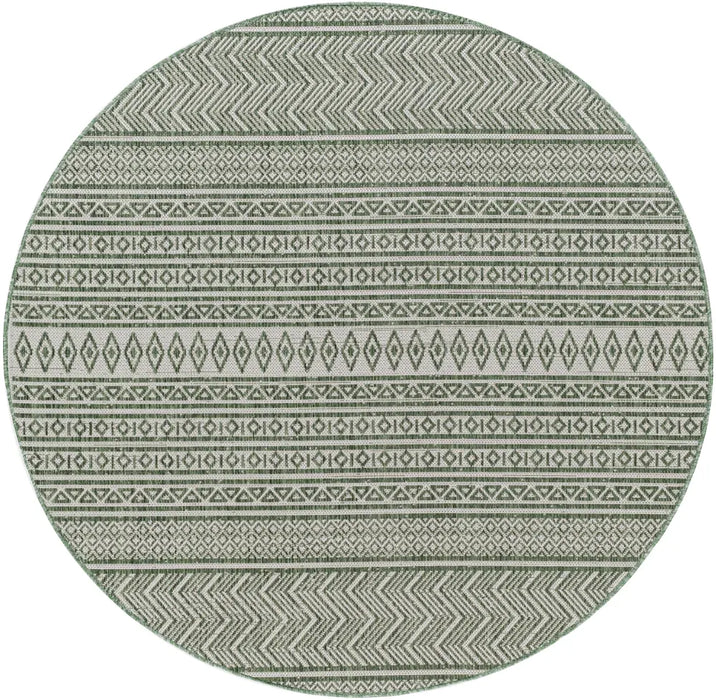 MIMI In- & Outdoor Global Olive Green/Beige Rug