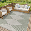 DOLLY In- & Outdoor Global Moss/Grey Rug
