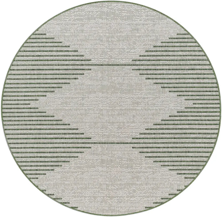 DOLLY In- & Outdoor Global Moss/Grey Rug