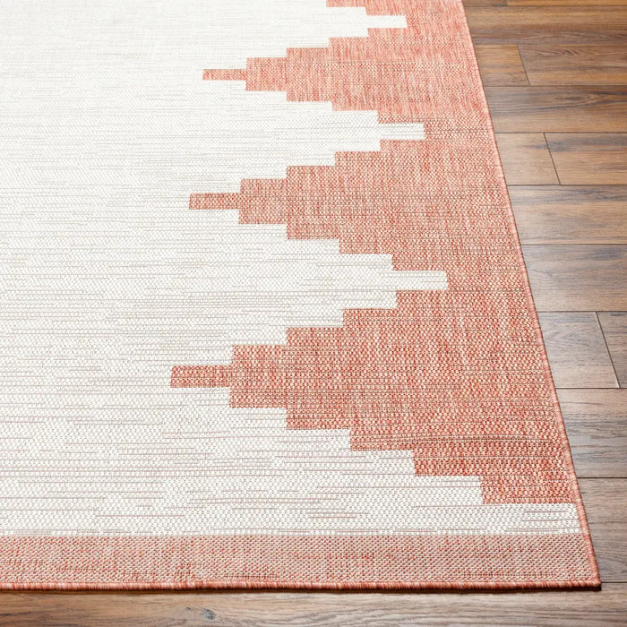 RUBAL In- & Outdoor Global Coral/Grey Rug