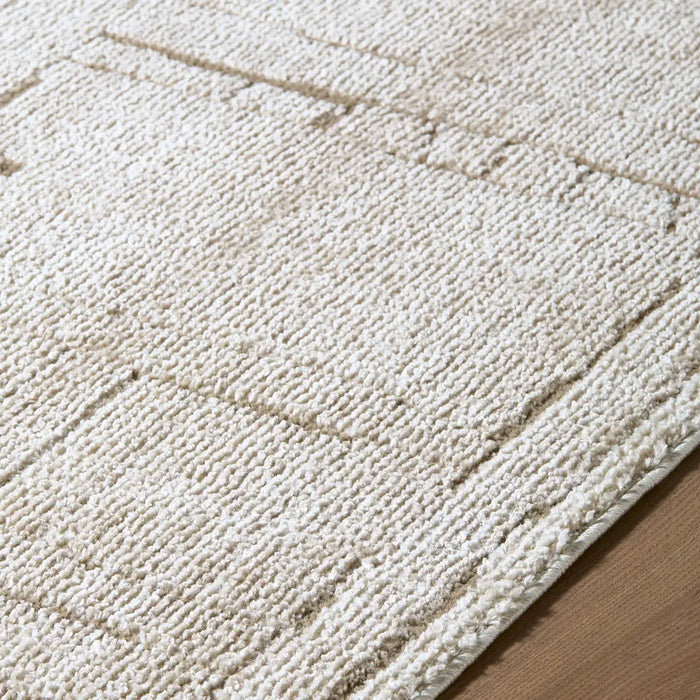 Elle Decor Alma Modern Ivory Taupe Graphic Living Dining Bedroom Rug EDAL2300