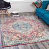 Julia Vintage Oriental Boho Rose Rug