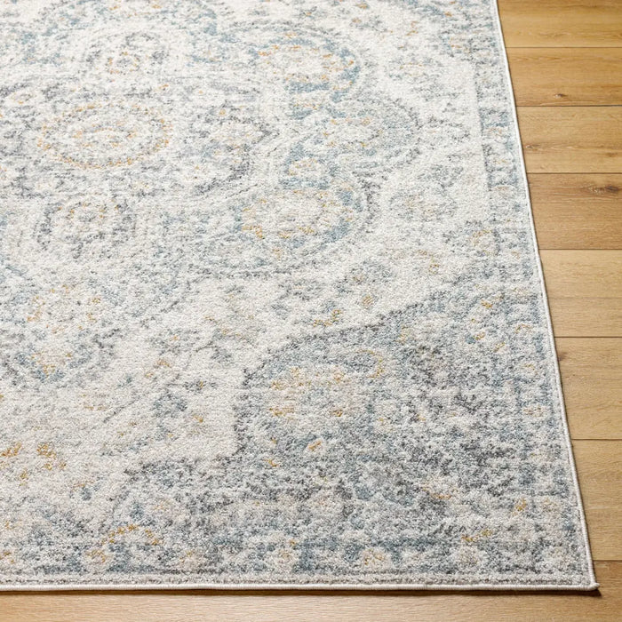 JULIA Vintage Traditional Oriental Boho Light Grey Rug