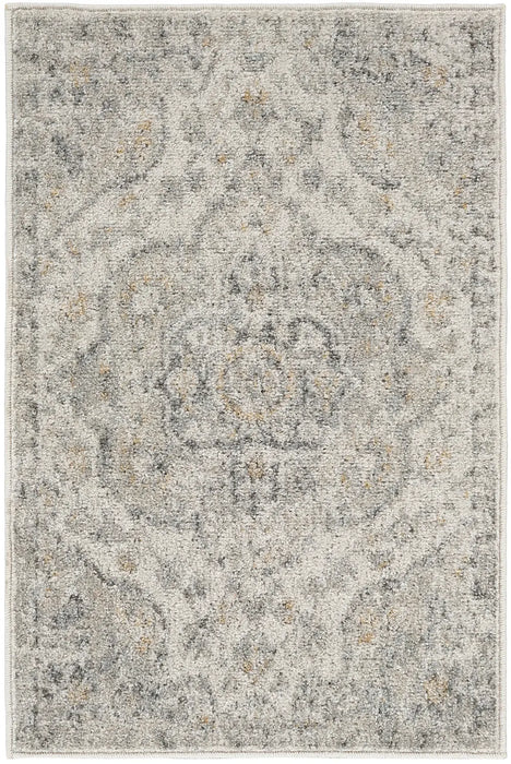 JULIA Vintage Traditional Oriental Boho Medium Grey Rug