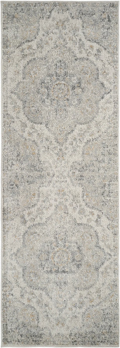 JULIA Vintage Traditional Oriental Boho Medium Grey Rug