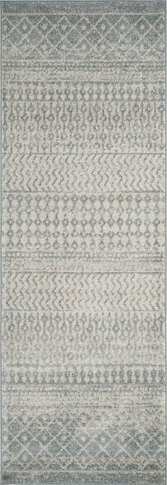 MILA Scandi Modern Boho Light Beige/Grey Rug