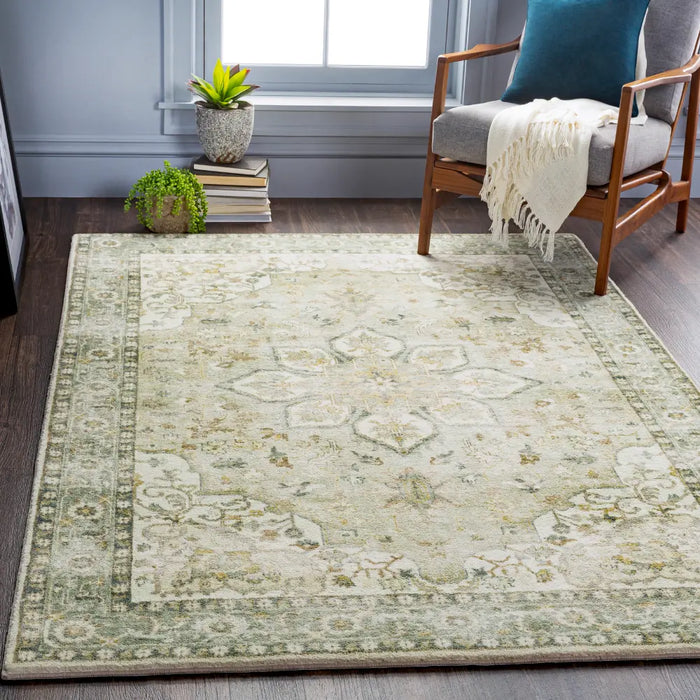 Sorina Vintage Oriental Boho Sky Blue Rug