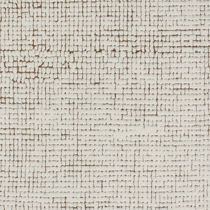 AMANDINE Scandi Modern High Pile Ivory/Brown Rug
