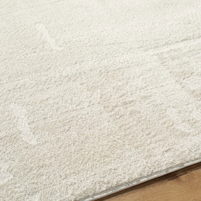 RITA Scandi Modern High Pile Ivory/Off-White Rug