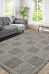 FLATWEAVE GEL CHECK STEEL GREY