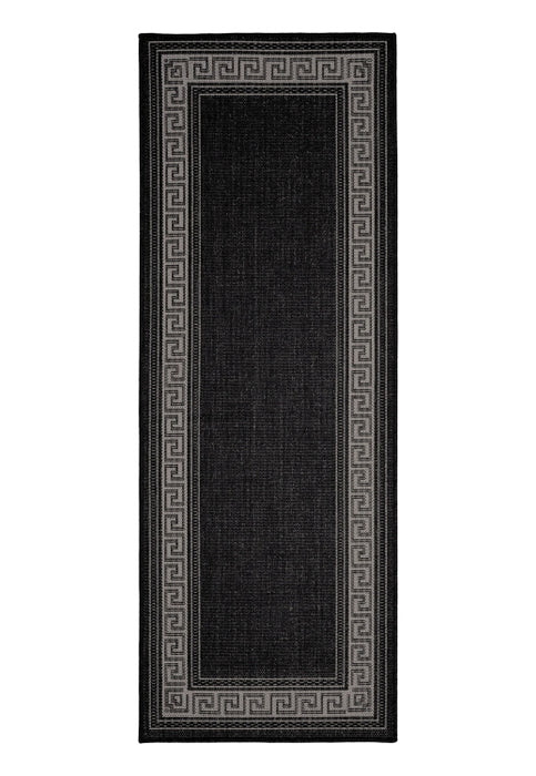 FLATWEAVE GEL Greek Key New Black