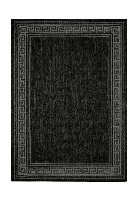 FLATWEAVE GEL Greek Key New Black