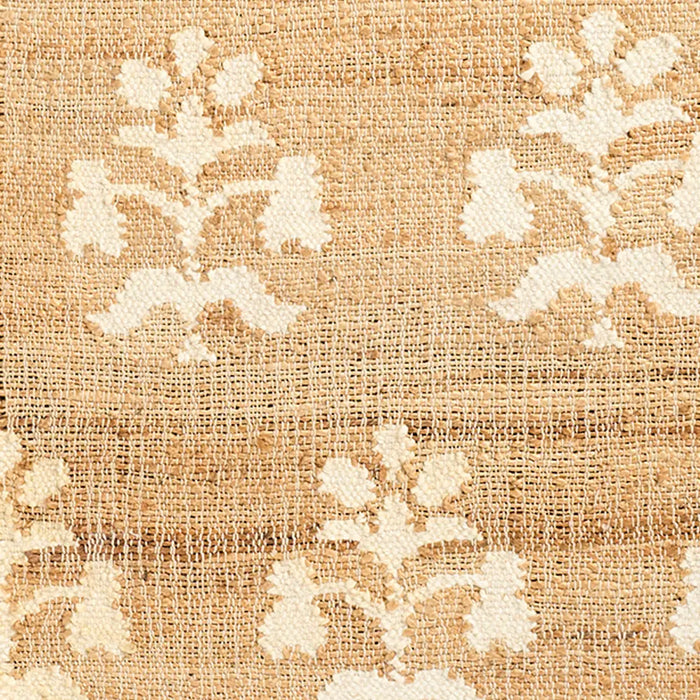 Fiorina Hand Woven Beige Ivory Jute Wool Modern Living Dining Bedroom FON2300 Rug