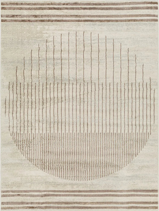 ENSO Scandi Geometric Light Brown Rug