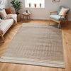 ENSO Scandi Geometric Brown Rug