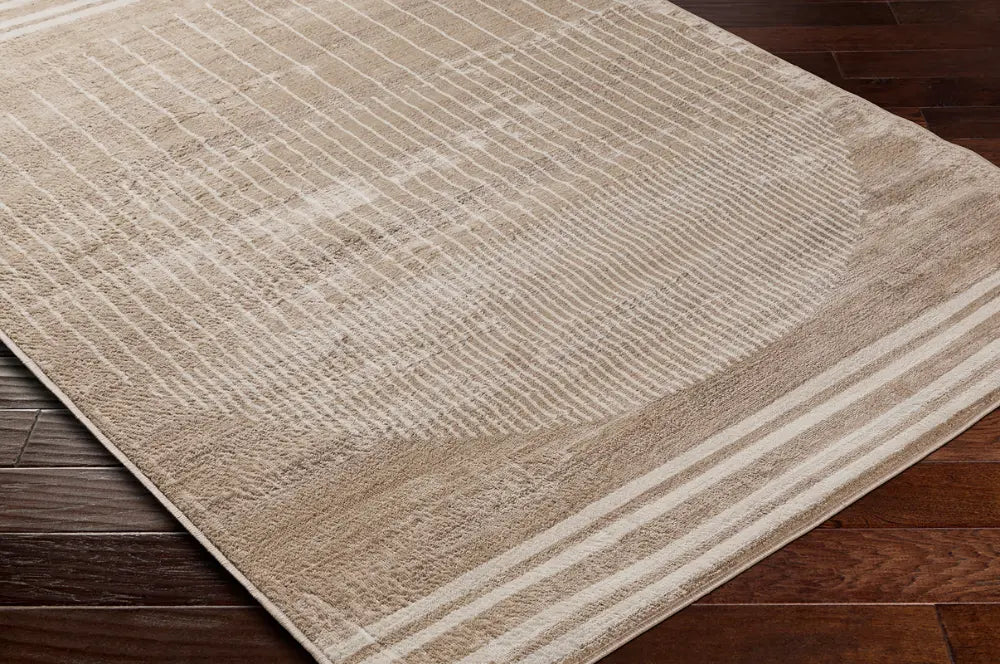 ENSO Scandi Geometric Brown Rug