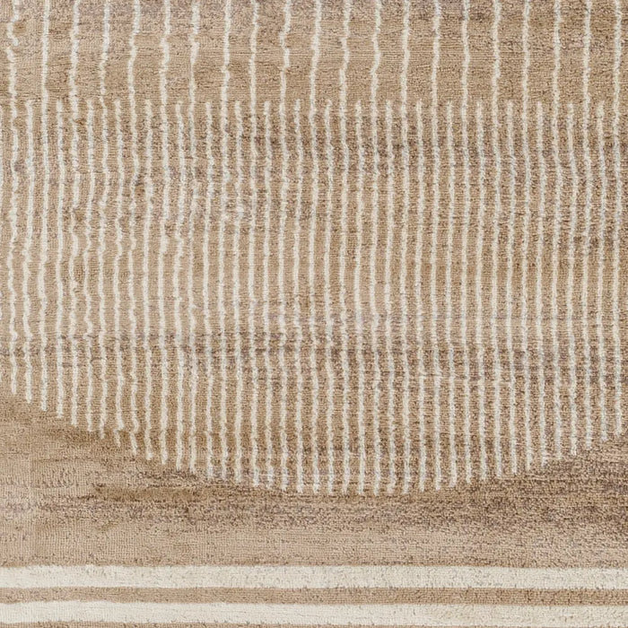 ENSO Scandi Geometric Brown Rug