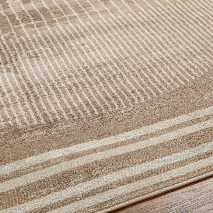 ENSO Scandi Geometric Brown Rug
