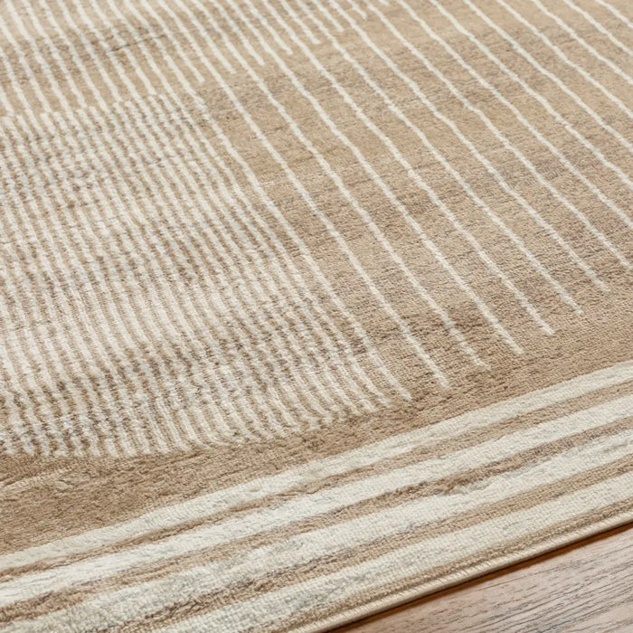 ENSO2 Scandi Geometric Brown Rug