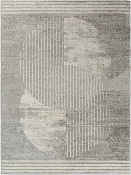 ENSO2 Scandi Geometric Light Grey Rug