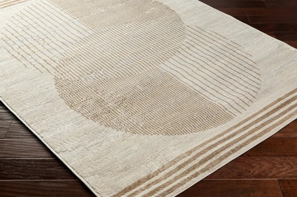 ENSO2 Scandi Geometric Light Brown Rug