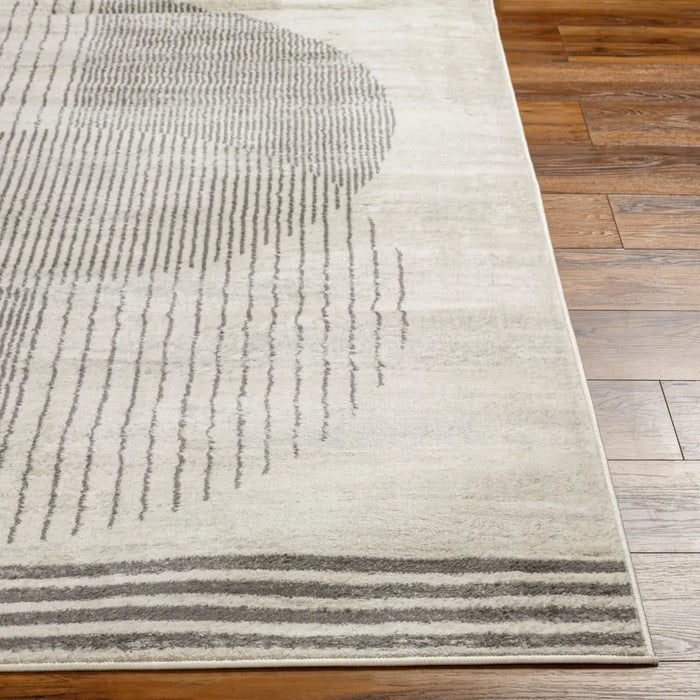 ENSO2 Scandi Geometric Medium Grey Rug