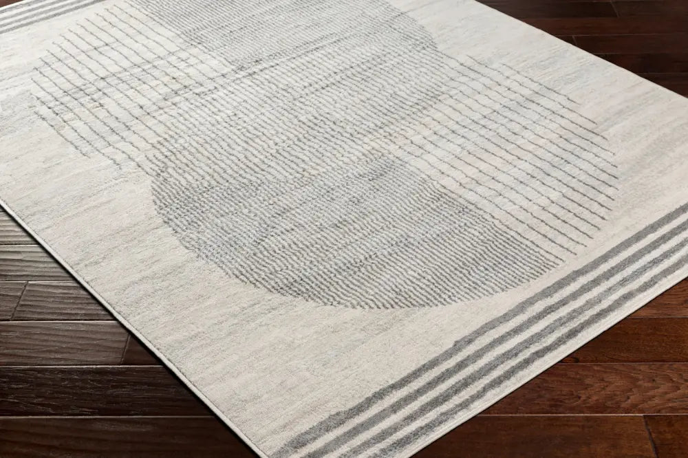 ENSO2 Scandi Geometric Grey Rug