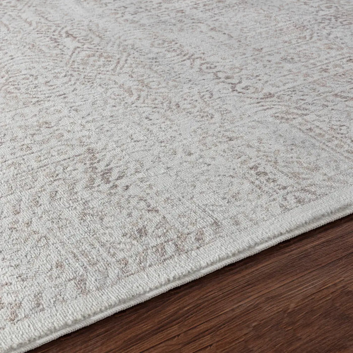 DANIA Vintage Traditional Oriental Boho Tan/Grey Rug