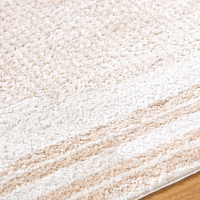 ENSO3 Machine Washable Modern Shaggy Beige Rug